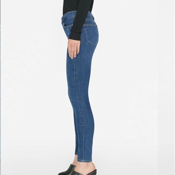 Frame Denim Le High Skinny high rise skinny fit faded black size 25 BNWT - Picture 4 of 7